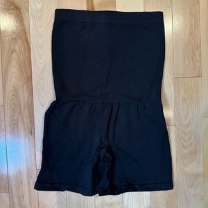 Blanqi Maternity / Postpartum Everyday Belly Support Bike Short - Black / Large